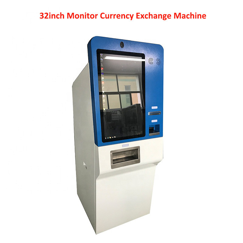 विंडोज 10 ओएस विदेशी मुद्रा विनिमय कियोस्क मुद्रा विनिमय एटीएम मशीन